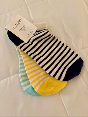 NWT J. Crew Ankle Socks (3 pack)